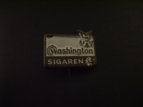 Sigarenfabriek Washington Baarn.( gematteerde sigaren) logo wit
